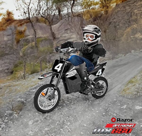 Razor MX650 Dirt Rocket Off-Road Motocross Bike - Image 2