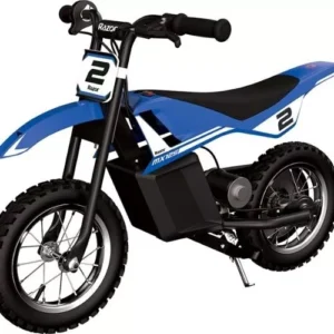 Razor Miniature Electric-Powered off-Road Dirt Bike Rocket MX125, Blue ~ NEW