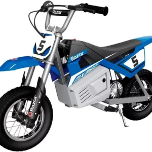 Razor Miniature Electric-Powered off-Road Dirt Bike Rocket MX350, Blue ~ NEW