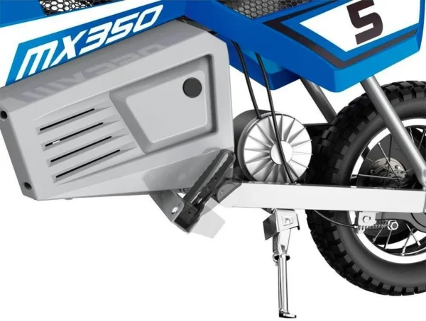 Razor Miniature Electric-Powered off-Road Dirt Bike Rocket MX350, Blue ~ NEW - Image 3